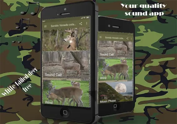 Whitetail deer calls sounds android App screenshot 0